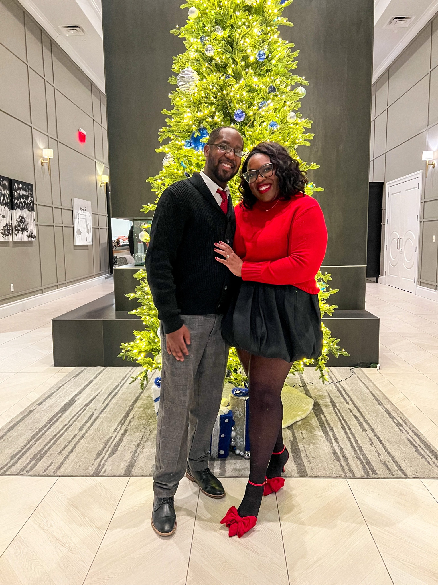 Loved my sassy Christmas party outfit! Got so many compliments. Wearing a xl in both the sweater and skirt.

#LTKShoeCrush #LTKStyleTip #LTKHoliday