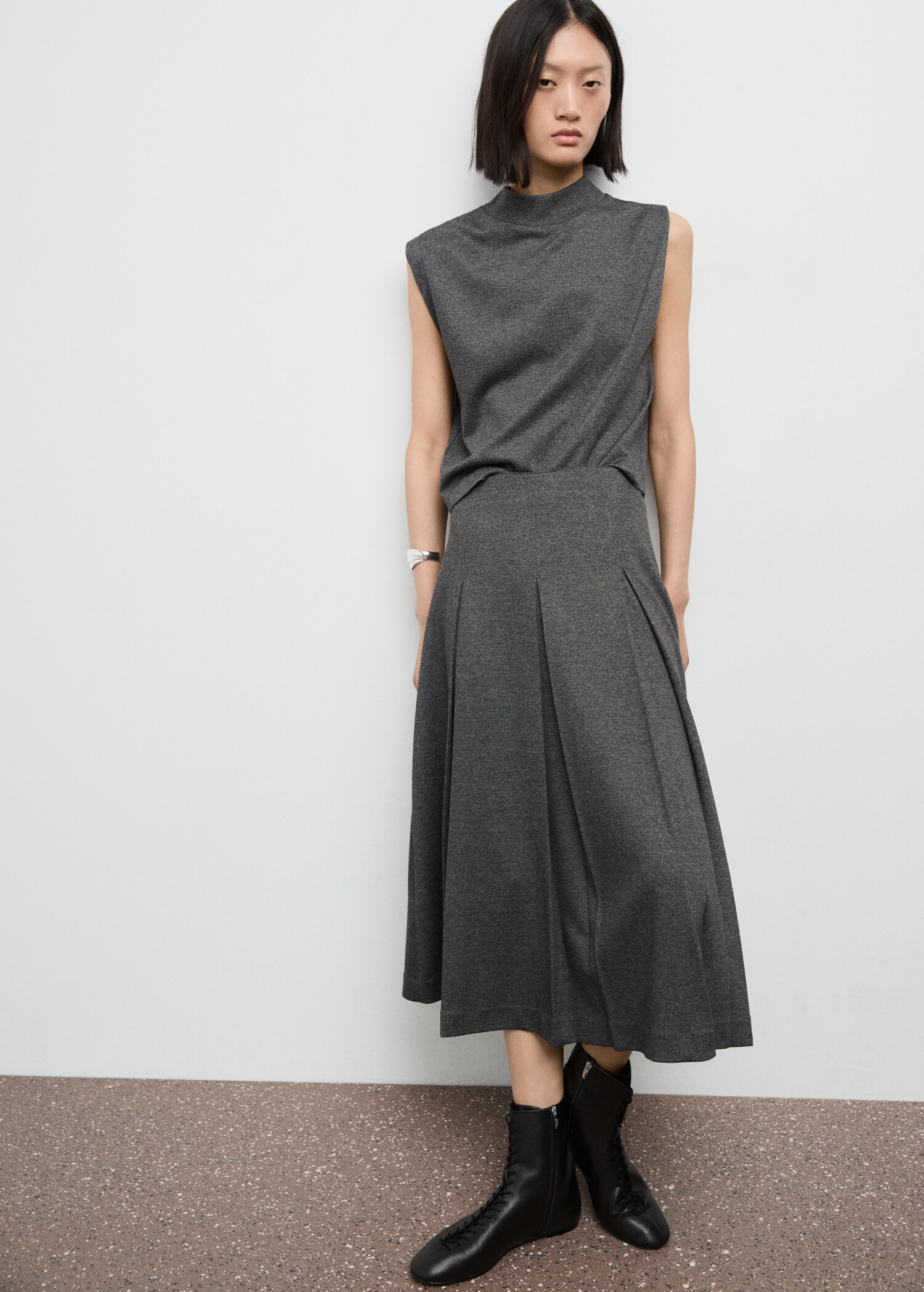 Perkins-neck top - Women | MANGO USA | Mango (US/MX/AU)