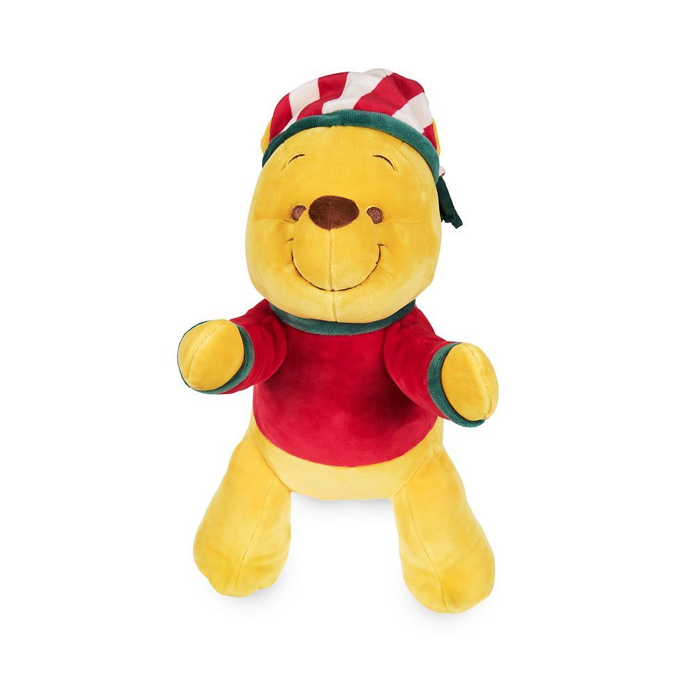 Winnie the Pooh Holiday Cuddleez Plush – Medium – 13'' | Disney Store