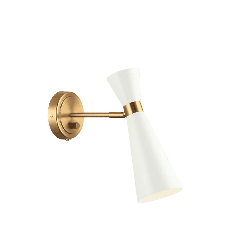 Matteo Blaze 1-Light Wall Sconce In White | eBay US