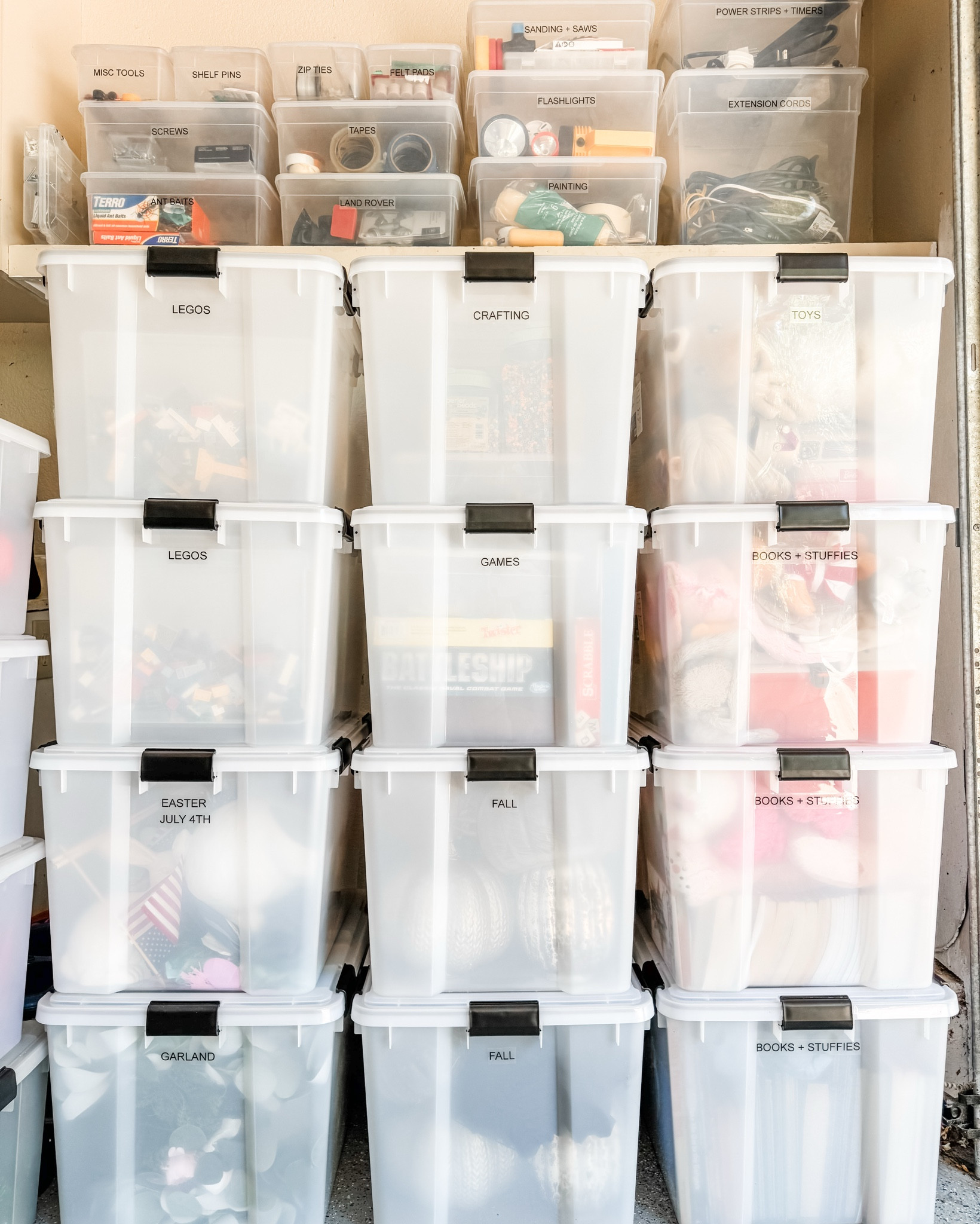 Organized this section of the garage and am so happy I did! Both of these bins are on sale - and if you like the weather tight totes, this is the time to buy! They are not inexpensive so saving 25% is amazing!

#LTKSaleAlert #LTKHome #LTKFamily
