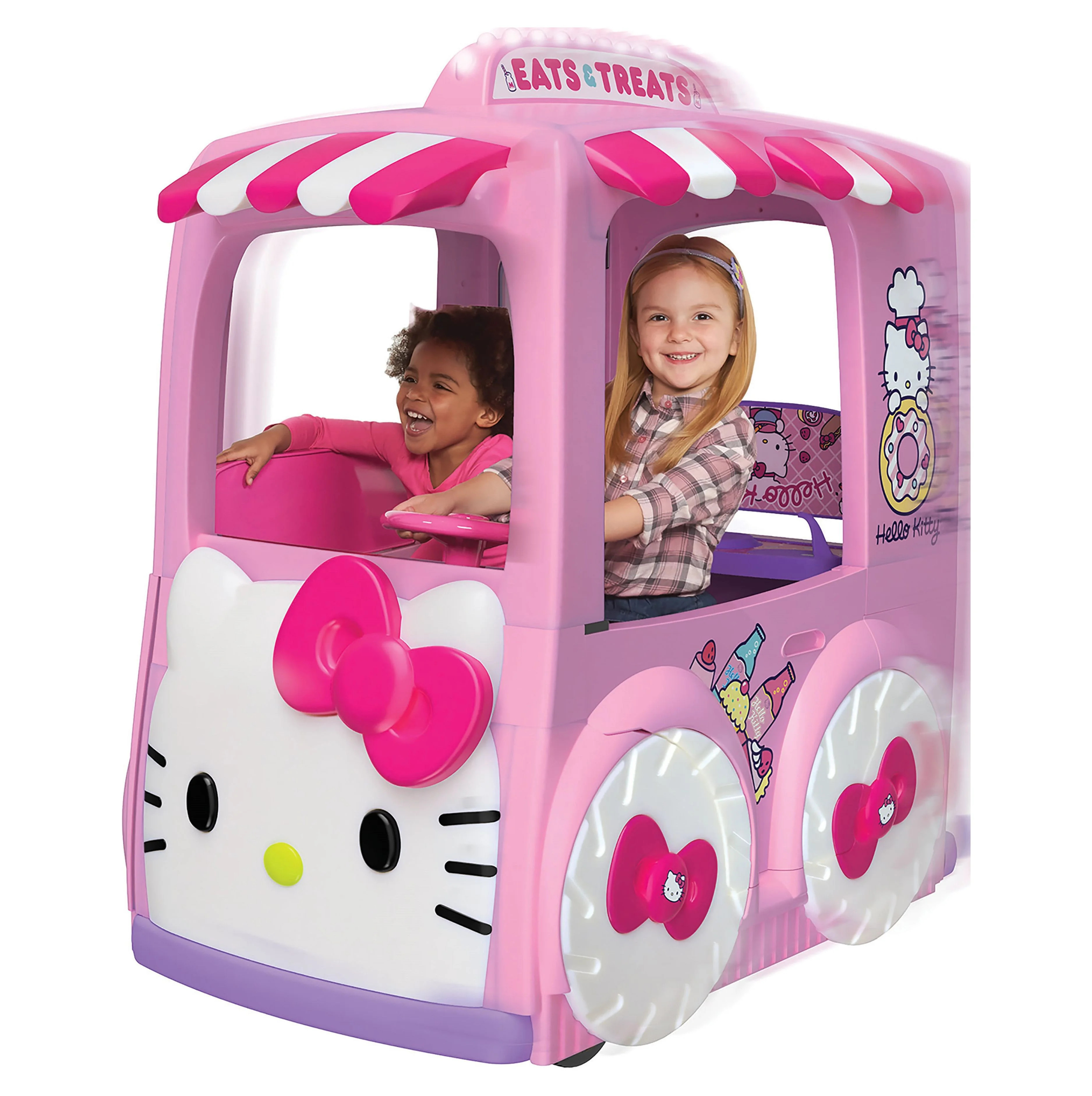 Hello Kitty12 Volt “Eats and Treats” Sweet Food Truck Play-Center Ride-On for Boys & Girls Ag... | Walmart (US)