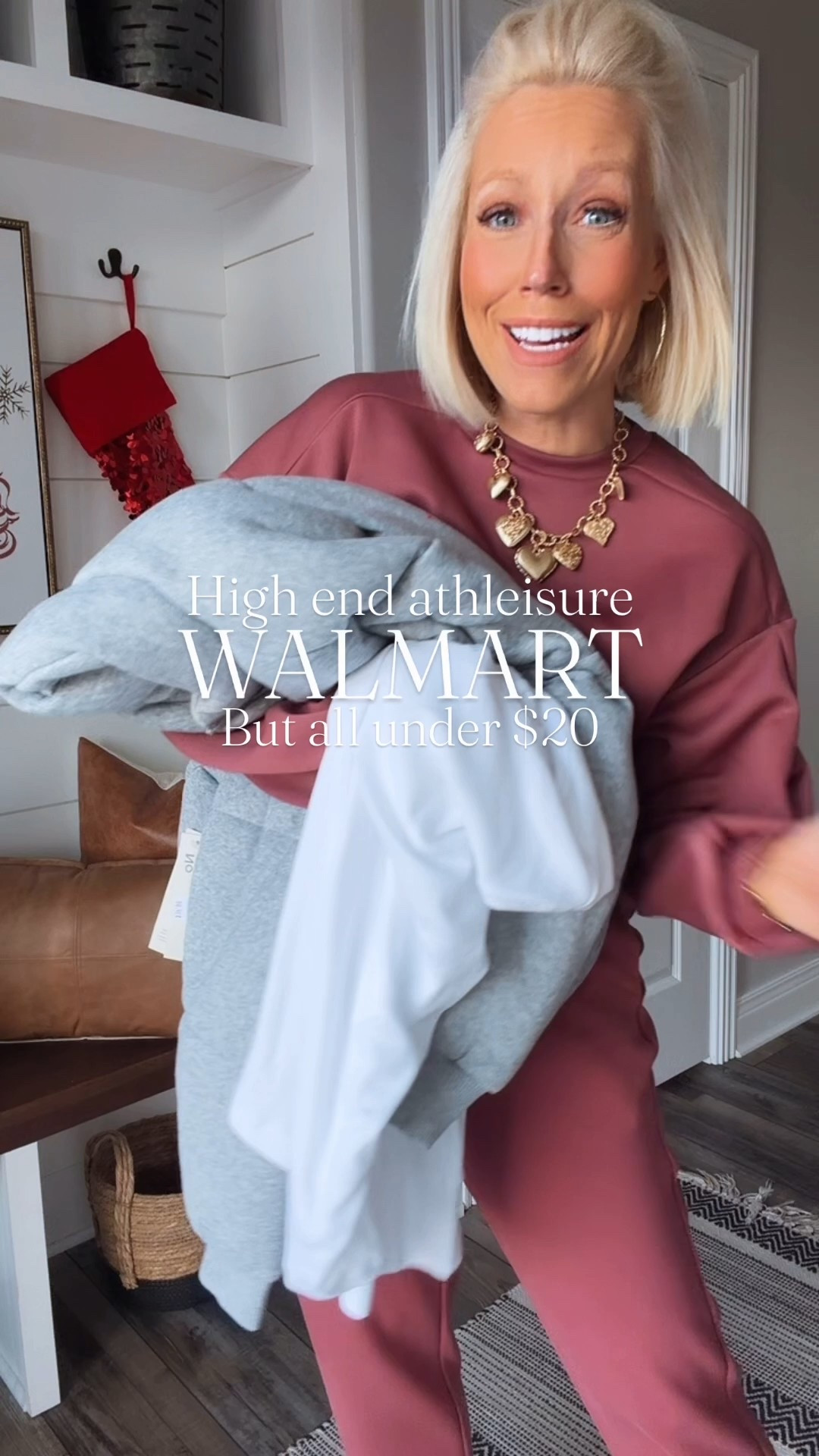 These new @walmart pieces are blowing me away!!!!!!
⬇️⬇️⬇️
Jacket size medium, everything else size small! 

#LTKOver40 #LTKFindsUnder50 #LTKActive