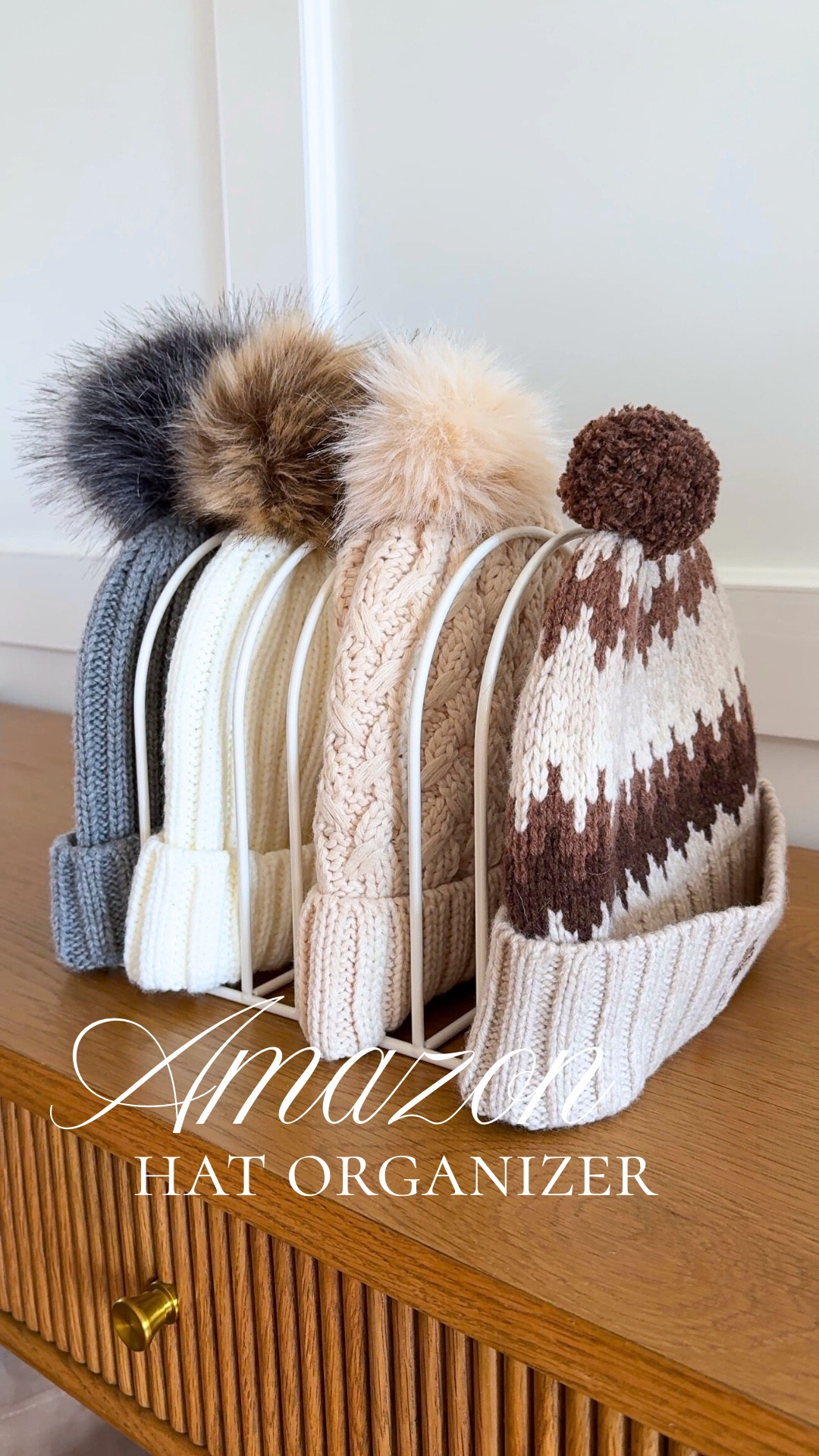 Hat organizers and storage from Amazon 