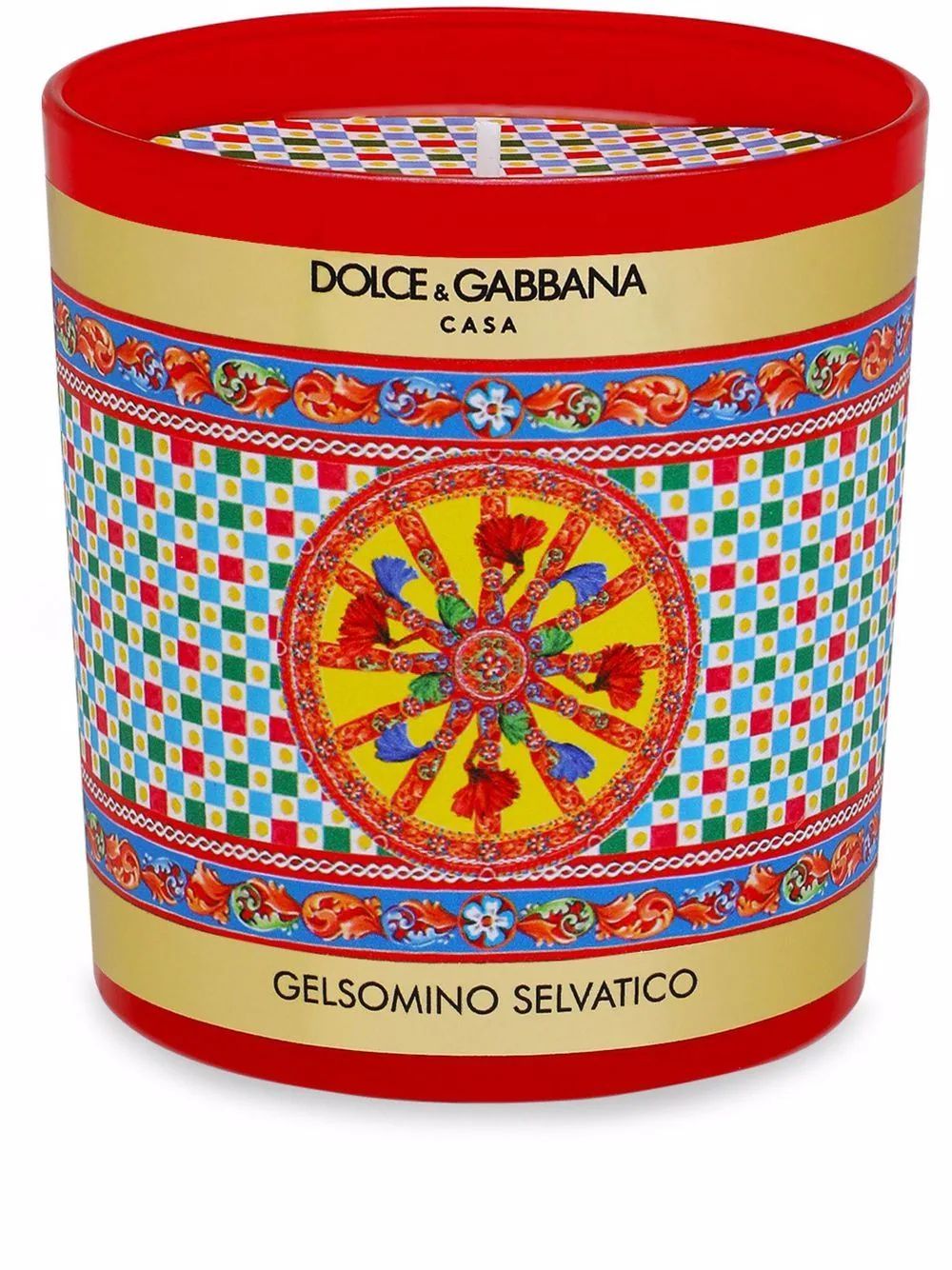 Dolce & Gabbana Carretto-print Scented Candle (250g) - Farfetch | Farfetch Global