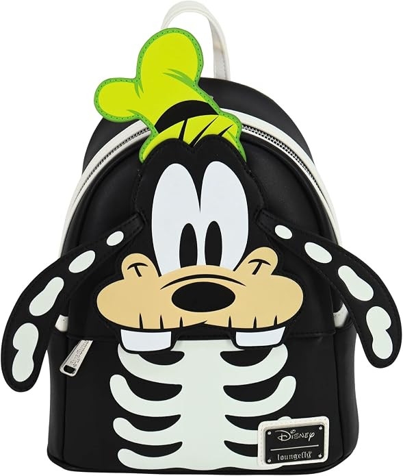 Loungefly Goofy Skeleton Glow-In-The-Dark Cosplay Double Strap Shoulder Bag | Amazon (US)