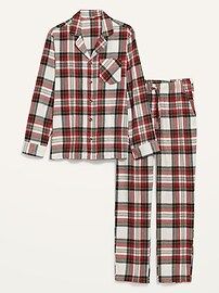 Matching Plaid Flannel Pajama Set for Men | Old Navy (US)