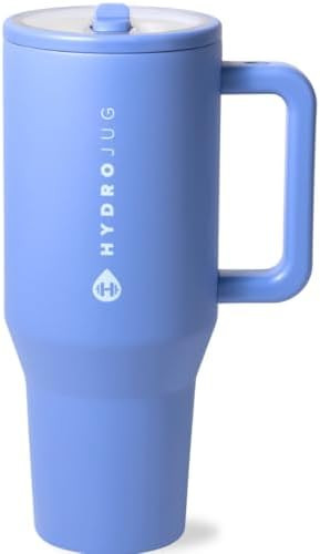 HydroJug Traveler - 40 oz Water Bottle with Handle & Flip Straw - Fits in Cup Holder, Leak Resist... | Amazon (US)