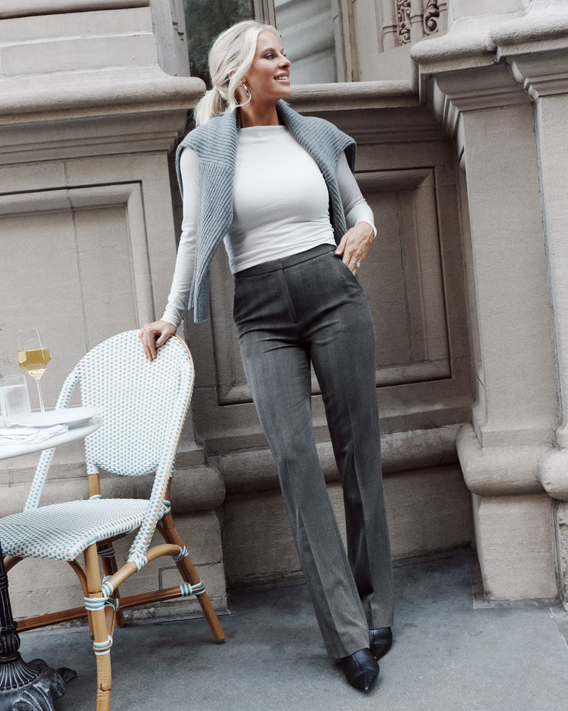 Women's High Rise Clean Boot Trouser | Women's New Arrivals | Abercrombie.com | Abercrombie & Fitch (US)