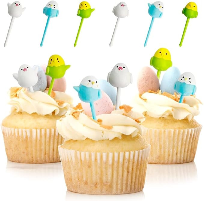 GET FRESH Animal Food Picks for Kids – 18-pcs Cute Bird Fruit Food Picks Set for Kids Toddlers ... | Amazon (US)