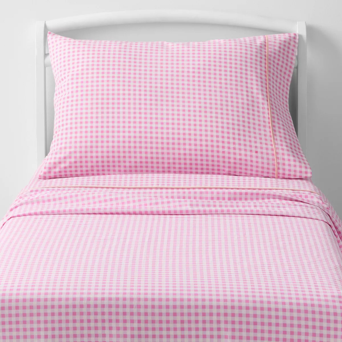 Gingham Kids' Cotton Sheet Set - Pillowfort™ | Target