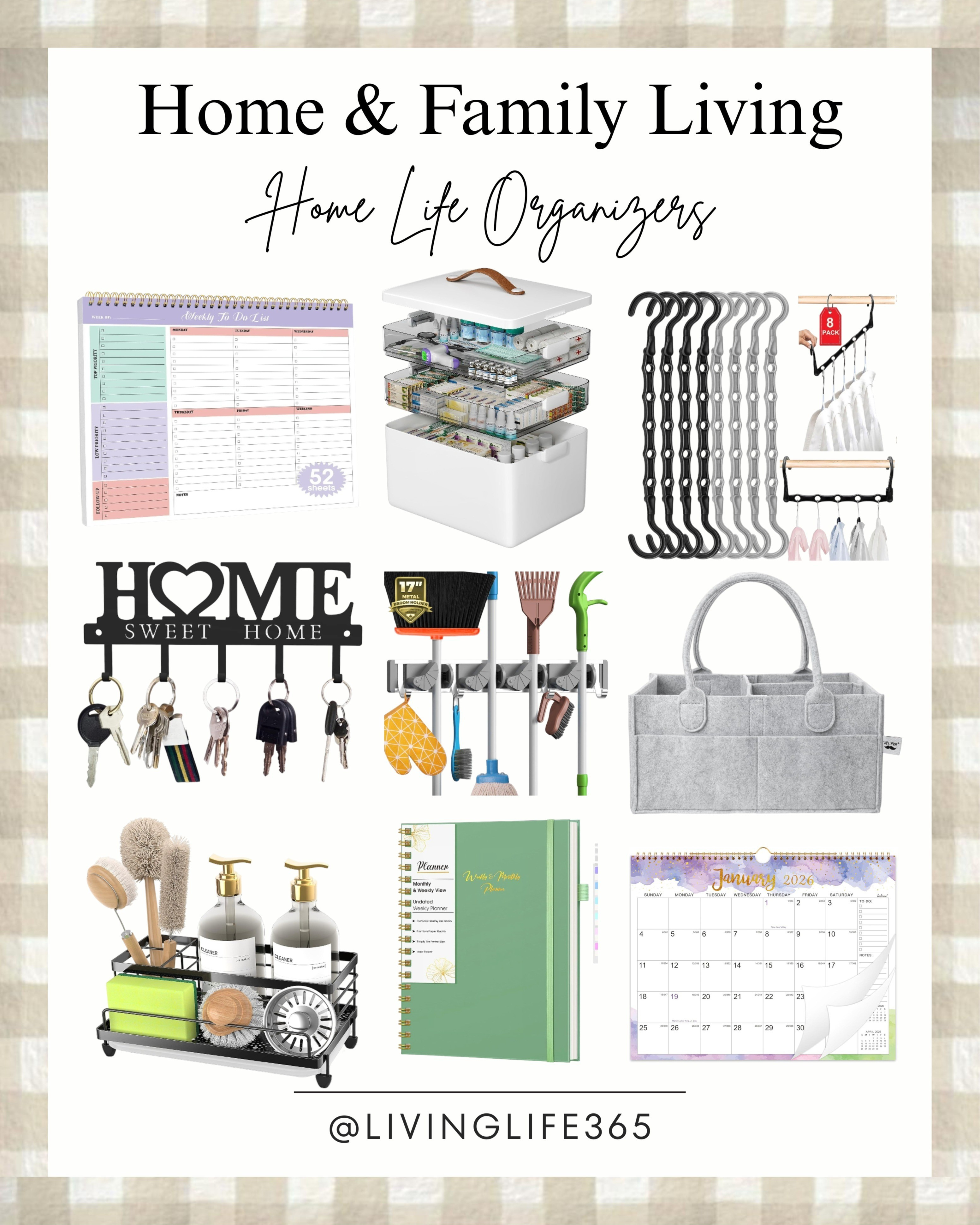 Is your home life feeling a little chaotic? A well-organized home can bring so much peace and calm to your family life. I've found the best organizers that are both functional and stylish to help you declutter and create a more serene living space. #HomeOrganization #OrganizedLife #HomeLife #Declutter #FamilyLife #CleanHome #OrganizingTips #ShopTheLook #LifeHack

#LTKSeasonal #LTKSaleAlert #LTKHome