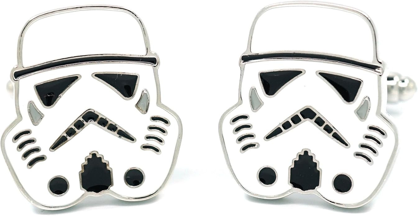 Teri's Boutique Stormtrooper Men's Cuff Links Comic Fashion Jewel w/Gift Box | Amazon (US)