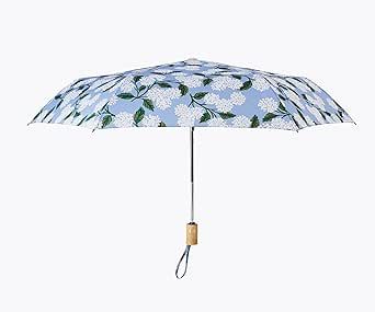Rifle Paper Co. Umbrella, Matching Storage Sleeve, Portable, Auto Open and Close, Wooden Handle, ... | Amazon (US)