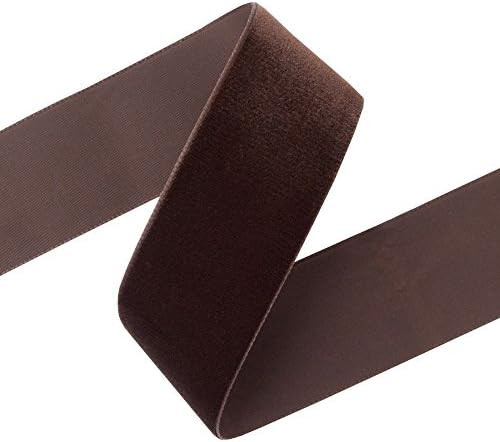 M&J Trimming Swiss Velvet Ribbon - 1 3/8" Wide Plush Single Face Woven Velvet Trim for Sewing Embell | Amazon (US)