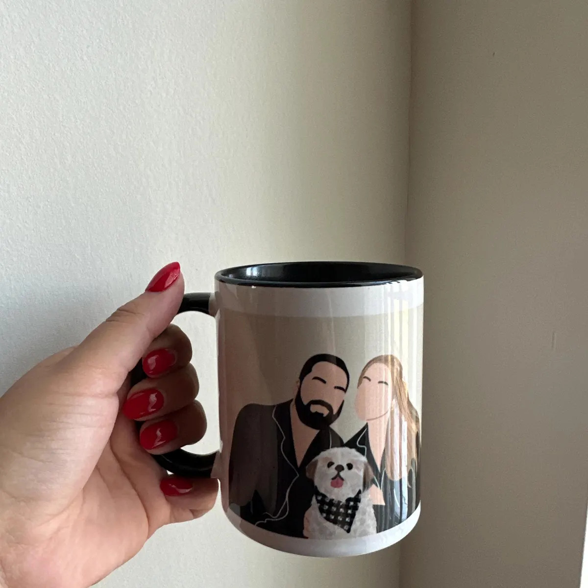 Best Friend Cartoon Portrait Mug, Custom Mug for Birthday Gift for Her, Friendship Custom, Facele... | Etsy (US)