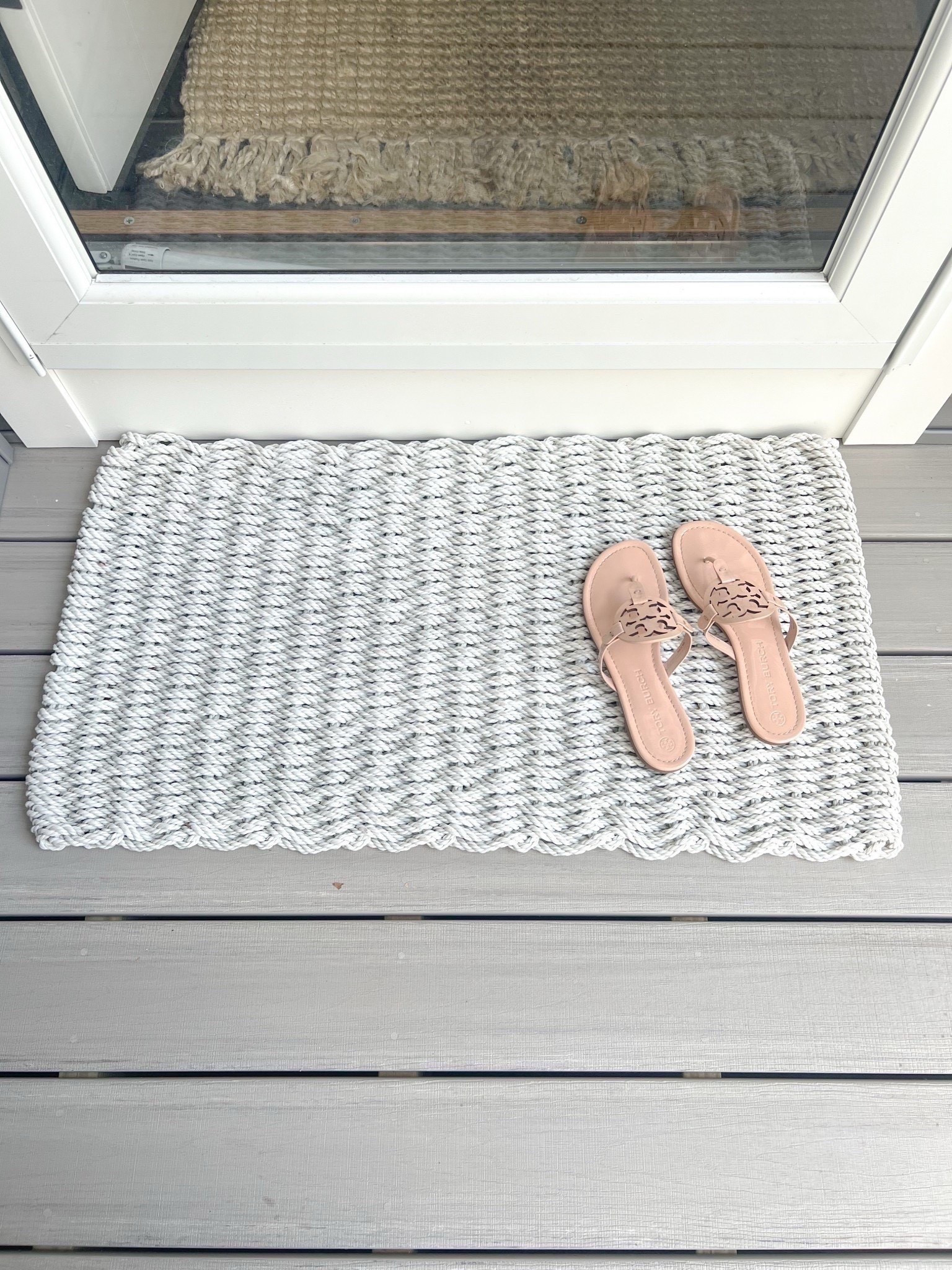 I am hooked on these lobster rope doormats!! They last for YEARS, dry out quickly, don't discolor our stone front stairs or composite deck and are so effective for getting sand off the feet. Perfect for any beach house!
—-

spring outdoor refresh, coastal home decor, coastal rugs, coastal doormats, spring doormats, front porch decor, white doormats, wayfair doormats, outdoor decor

#LTKHome