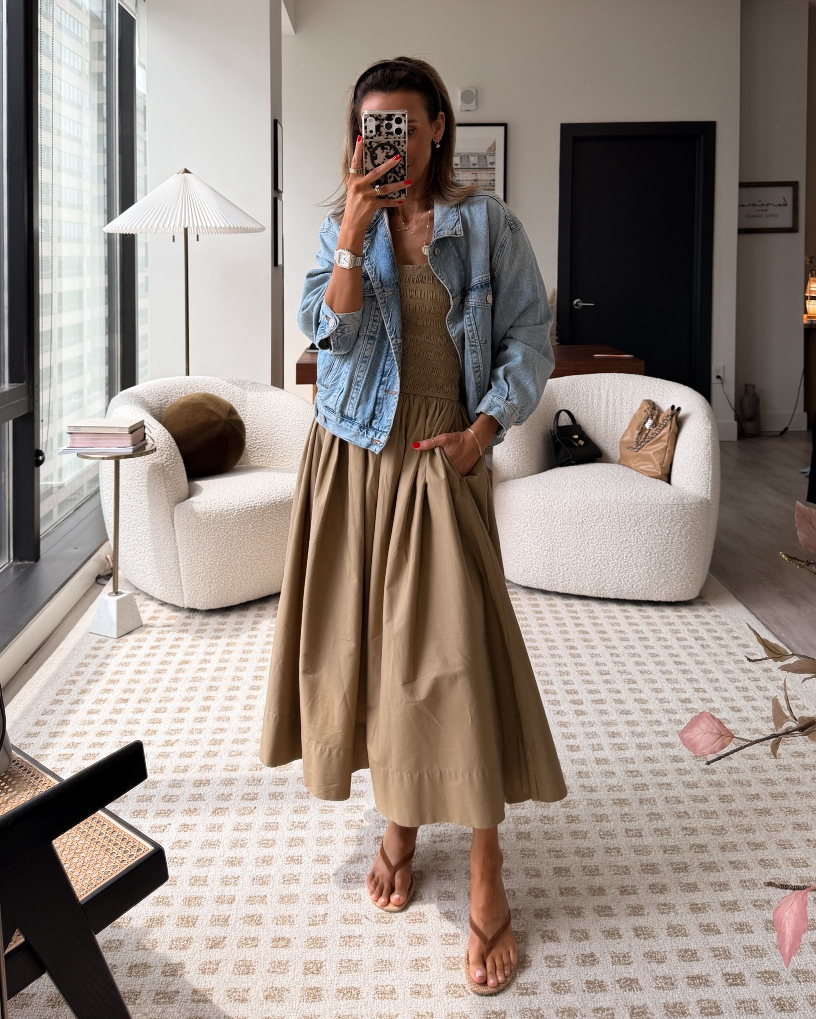 What I wore to the office today! I love this dress! It is super easy to dress up with a blazer or dress down with denim for a spring afternoon like I did!☀️

#LTKOver40 #LTKootd #LTKSeasonal