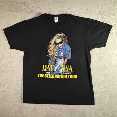 Madonna The Celebration World Tour Concert T Shirt Adult Large Double Sided | eBay | eBay US