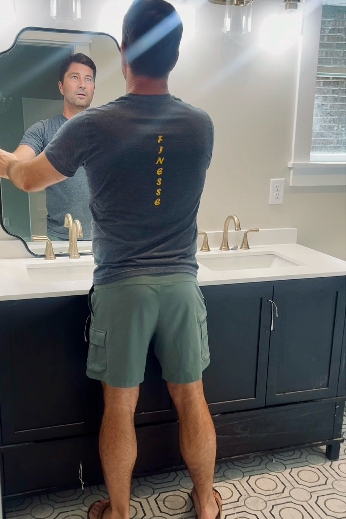 The perfect mirror-hanging shorts 😆. Paul loves these so much he has them in multiple colors  

Men’s casual shorts. Green shorts. Target finds  

#LTKFindsUnder50 #LTKMens #LTKActive