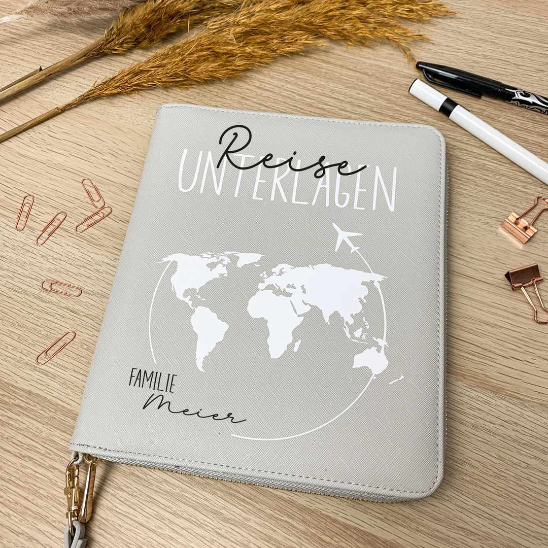 Reise Unterlagen Organizer mit Familiennamen, Organizer für die Tasche, Familienorganizer für d... | Etsy (US)
