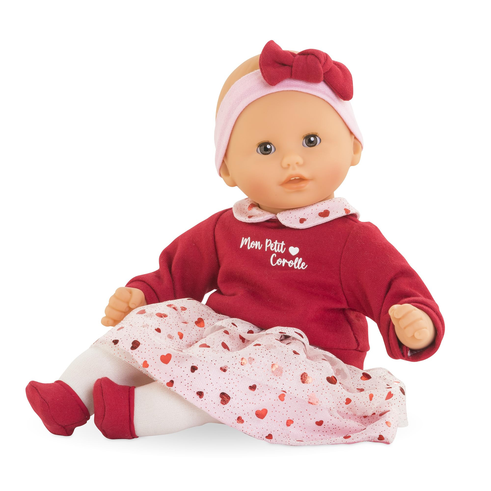 Corolle Margaux Petals - 12" Soft Boy Baby Doll with Vanilla Scent, Pink and Red Hearts Outfit & ... | Amazon (US)
