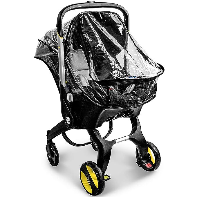 Car Seat Rain Cover,Food Grade EVA,Universal Baby Stroller Accessory for Infant Car Seat Stroller... | Amazon (US)