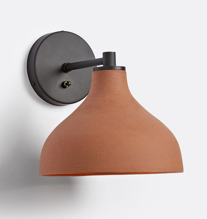 FOLK Abigail 10" Soft Cone Wall Sconce | Rejuvenation