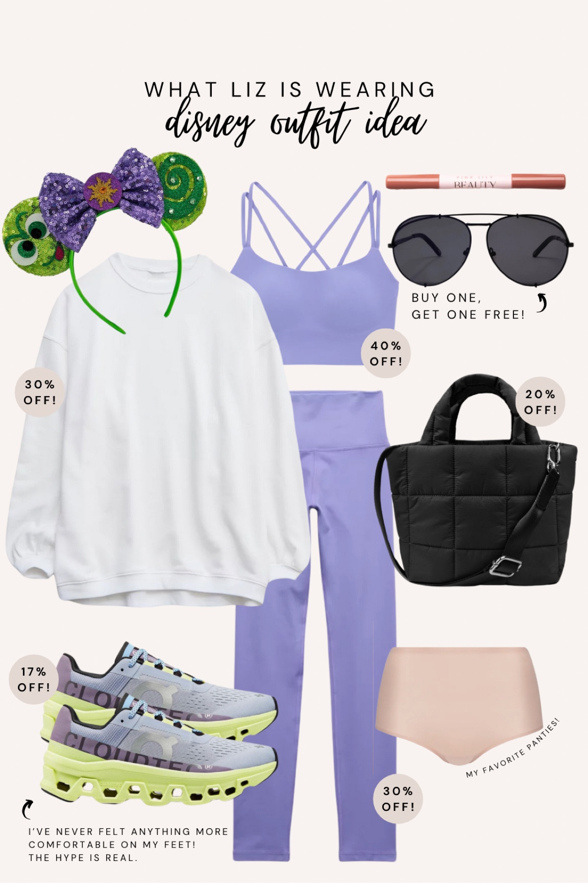 My Disney outfit today! On sale!!! I have my true size in everything 