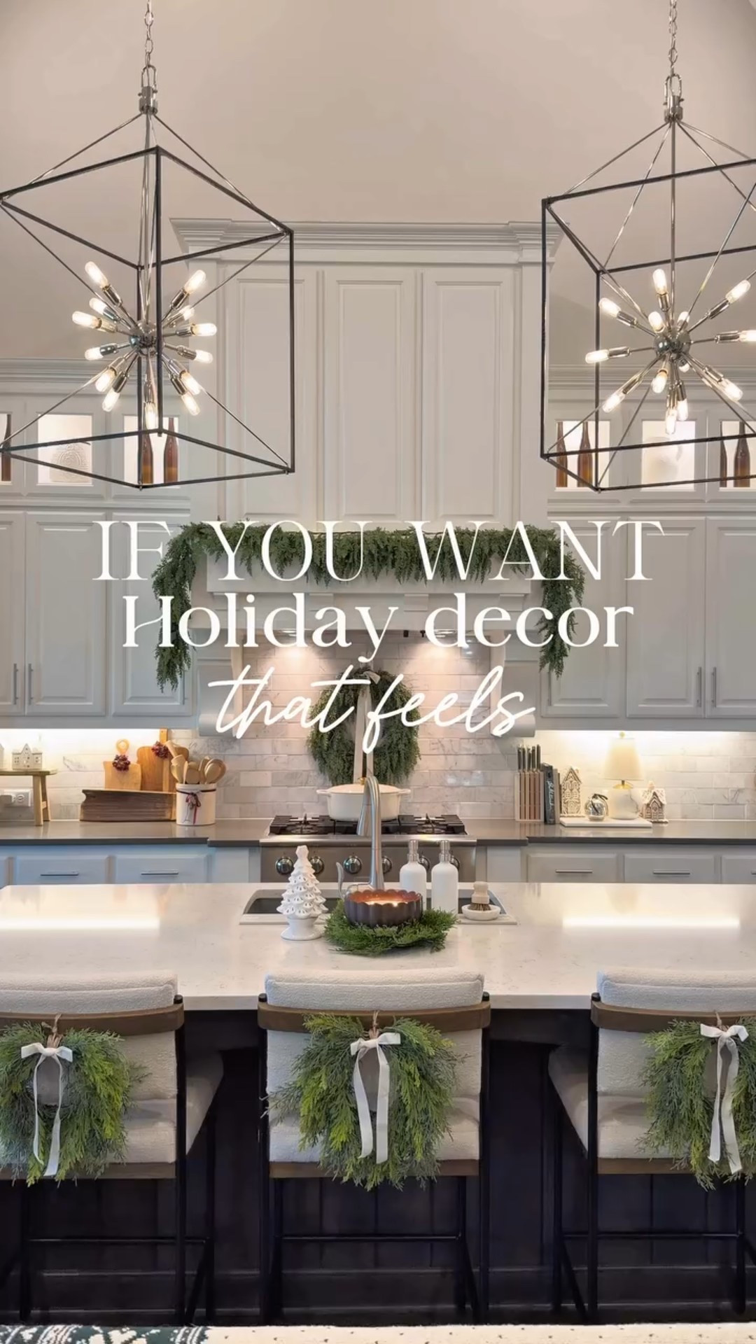✨If this is your vibe follow along as I share more of my home and favorite holiday finds! 😊

Almost all of our holiday decor is from Amazon, Walmart, and Target! I love a design look for less ❤️💚
.
.
.

#homeinspo #kitcheninspiration #kitchendecor #holidayhomedecor #christmasdecorations #whitekitchen #classicchristmas #inspiremehomedecor #amazonhomedecor 

kitchen inspiration, kitchen statement lighting, Christmas kitchen, traditional Christmas, nostalgic Christmas, nostalgic holiday, Amazon Christmas, Walmart Christmas, Target Christmas

#LTKHoliday #LTKSeasonal #LTKHome