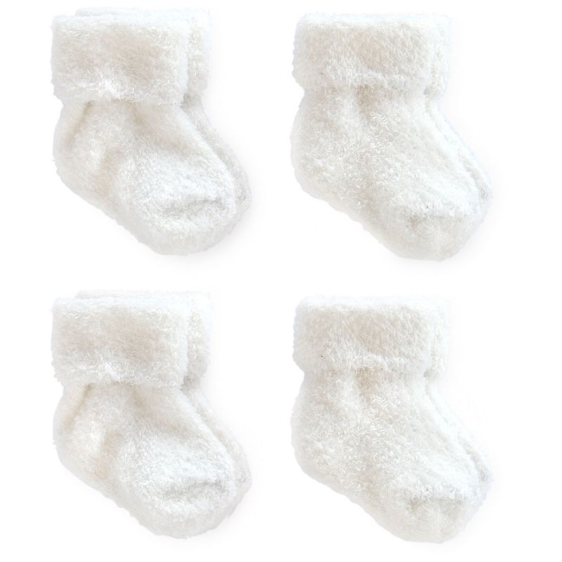 Carter's Just One You® Baby 4pk Ankle Socks Set - White 0-3M | Target