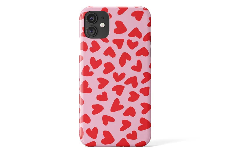 Red Hearts Limited-Edition Unique Phone Case | Gifts for Her & Him | Phone Case For iPhone 13 12 ... | Etsy (US)
