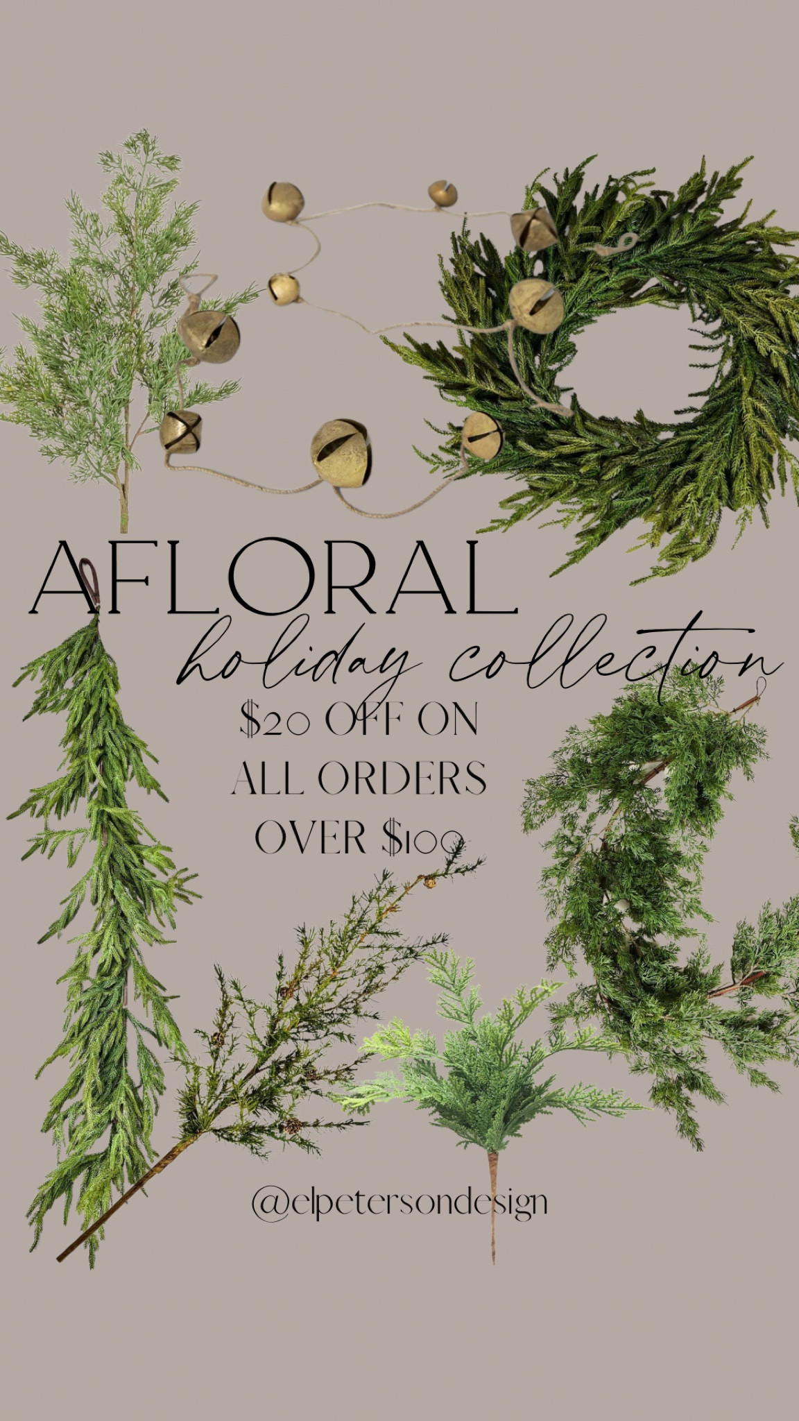 Currently on sale! Holiday wreath and garland 

#LTKhome #LTKfindsunder50 #LTKfindsunder100