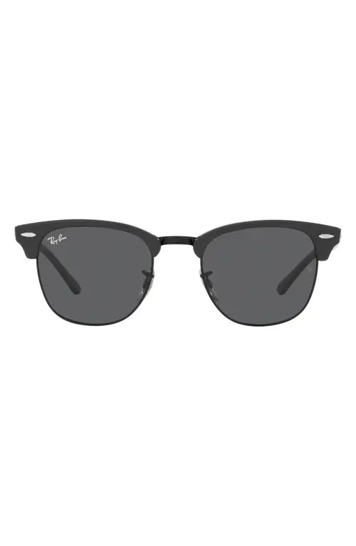 Ray-Ban Clubmaster 51mm Square Sunglasses in Dark Grey at Nordstrom | Nordstrom