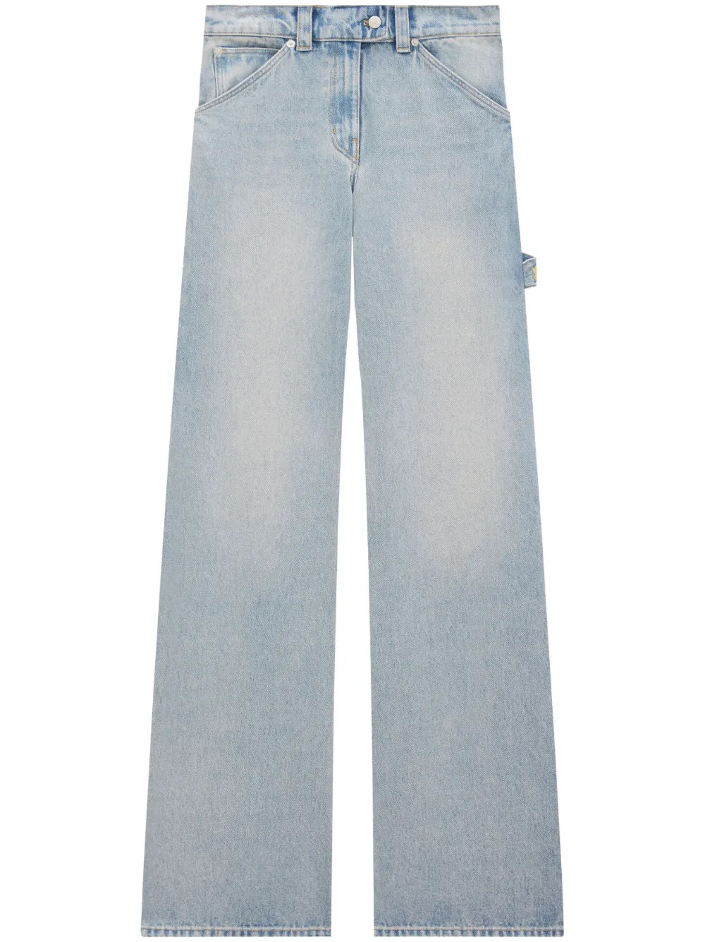 Courrèges light-wash wide-leg Jeans - Farfetch | Farfetch Global
