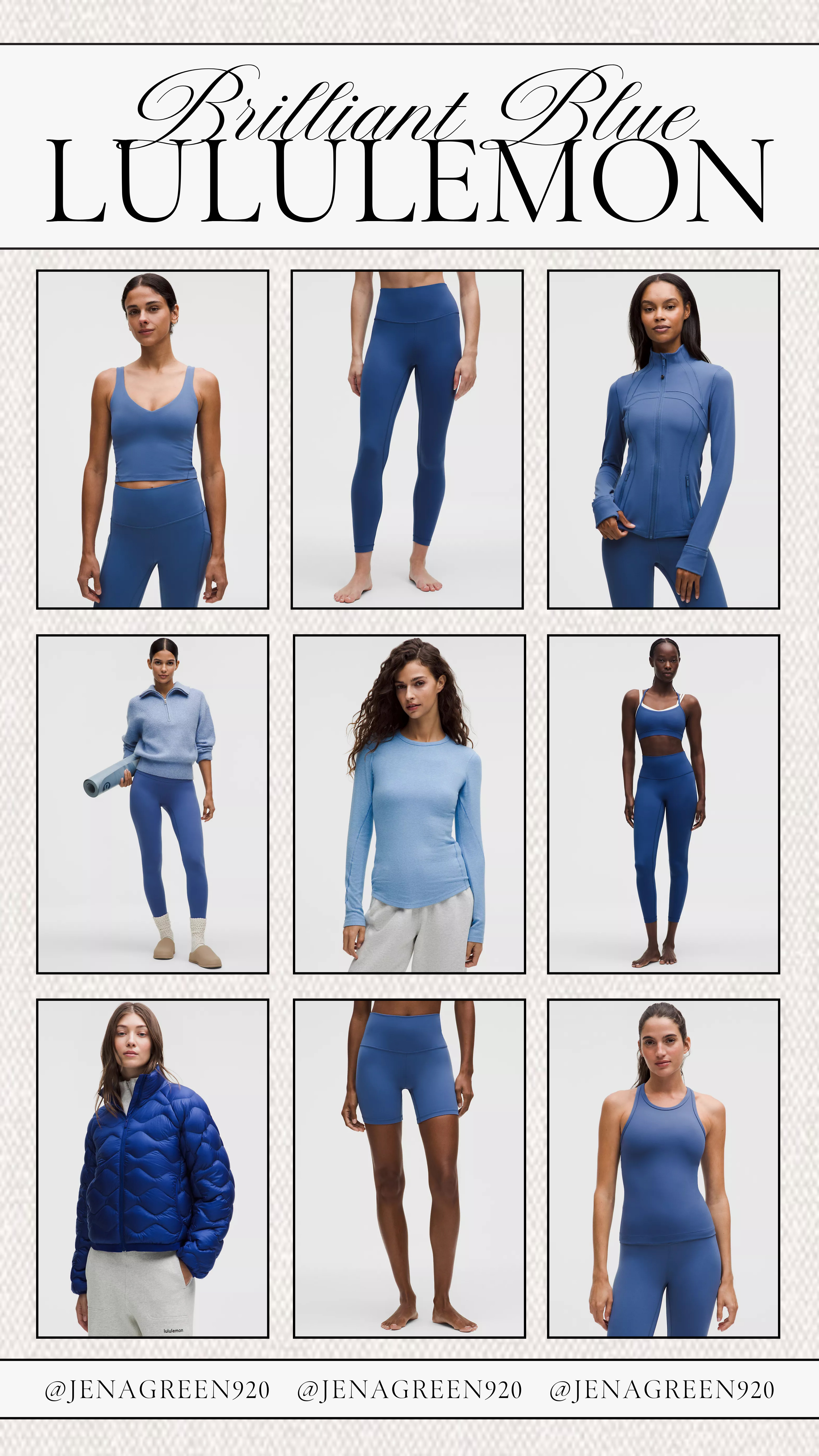 Brilliant Blue | New Lululemon | Lululemon New Arrivals | Lululemon Activewear | Lulu Align 

 #LTKSeasonal #LTKActive #LTKFindsUnder100