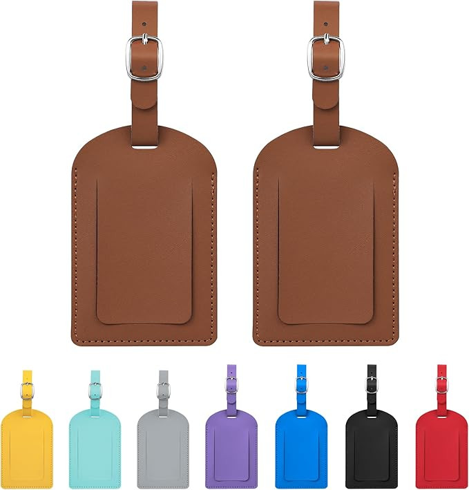 Luggage Tags for Suitcase Travel Bag Labels Privacy Protection Luggage Tag for Baggage PVC Baggag... | Amazon (US)