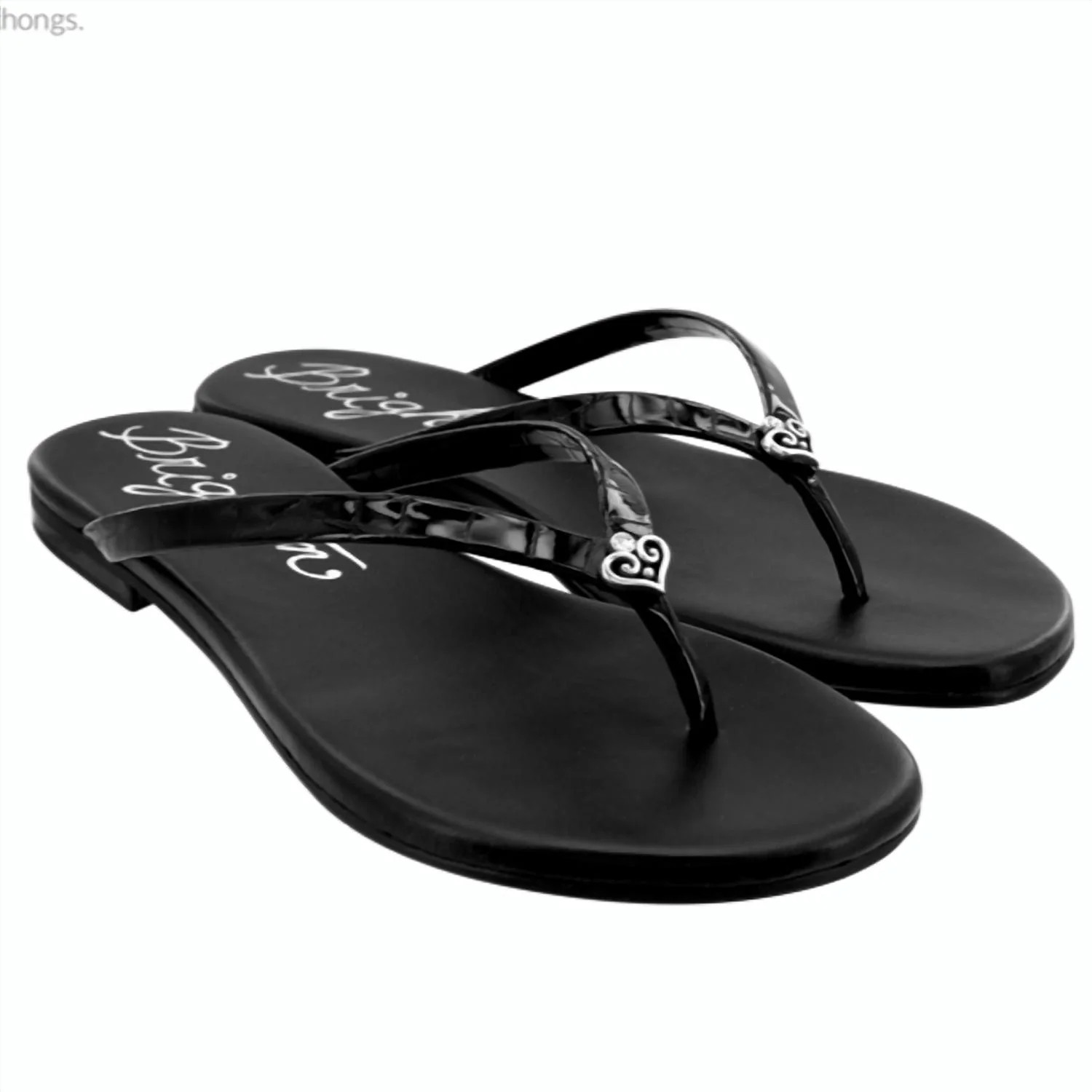 Women Amuse Flat Sandal In Black | Shop Simon