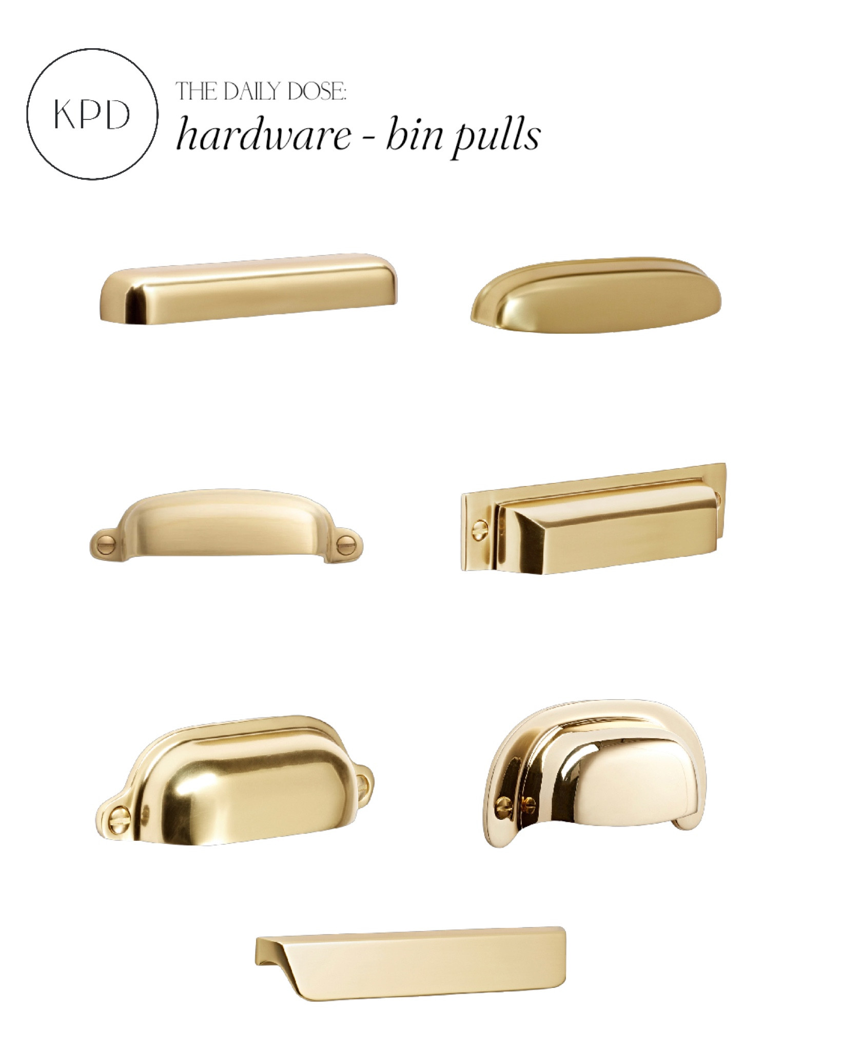 kpd the daily dose: brass bin pulls from rejuvination and school house

#LTKstyletip #LTKhome