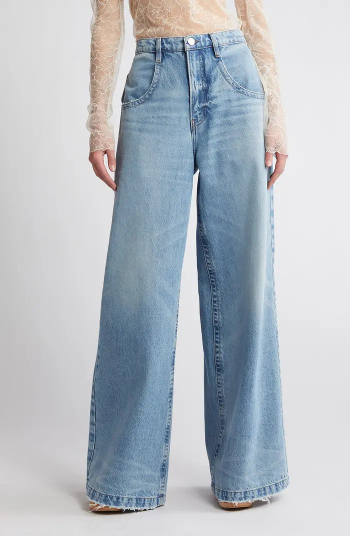 The Skater High Waist Wide Leg Jeans | Nordstrom