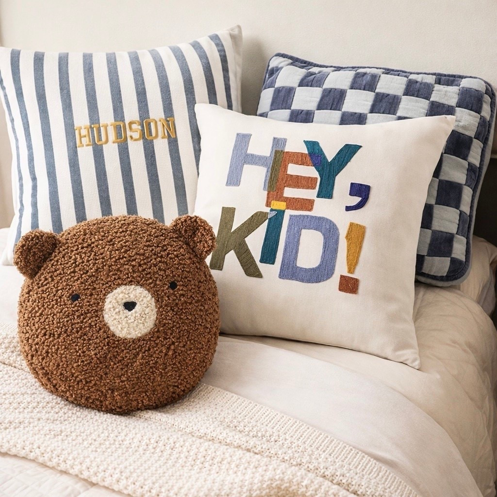 Kids’ Throw Pillows - Toddler Boy Bedroom Decor - @Crate & Barrel, @Target & Pottery Barn

kids bedroom decor, kids bedding, boys bedroom decor, toddler bedroom ideas, kids throw pillows, decorative pillows for kids room, kids bed styling, kids bedroom inspiration, neutral kids room decor, cozy kids bedding, kids room styling ideas, playful kids decor, modern kids bedroom, kids room accessories, kids playroom decor, baby boy nursery decor, nursery ideas

#LTKBaby #LTKKids #LTKHome