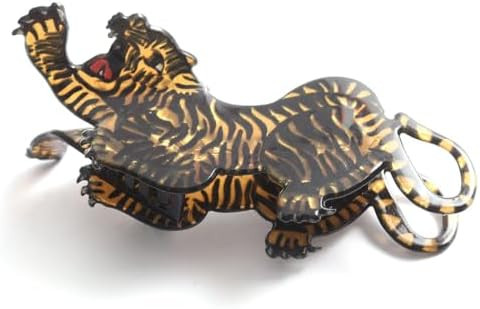 Tiger Claw Clip - Cute Funny Animal Hair Claw Clip for Girls - Farm Country Hair Accessories Gift... | Amazon (US)