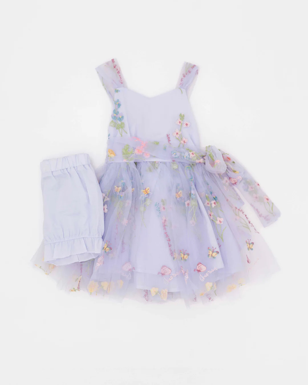 Wisteria Embroidered Floral Tulle Dress | Bums & Roses