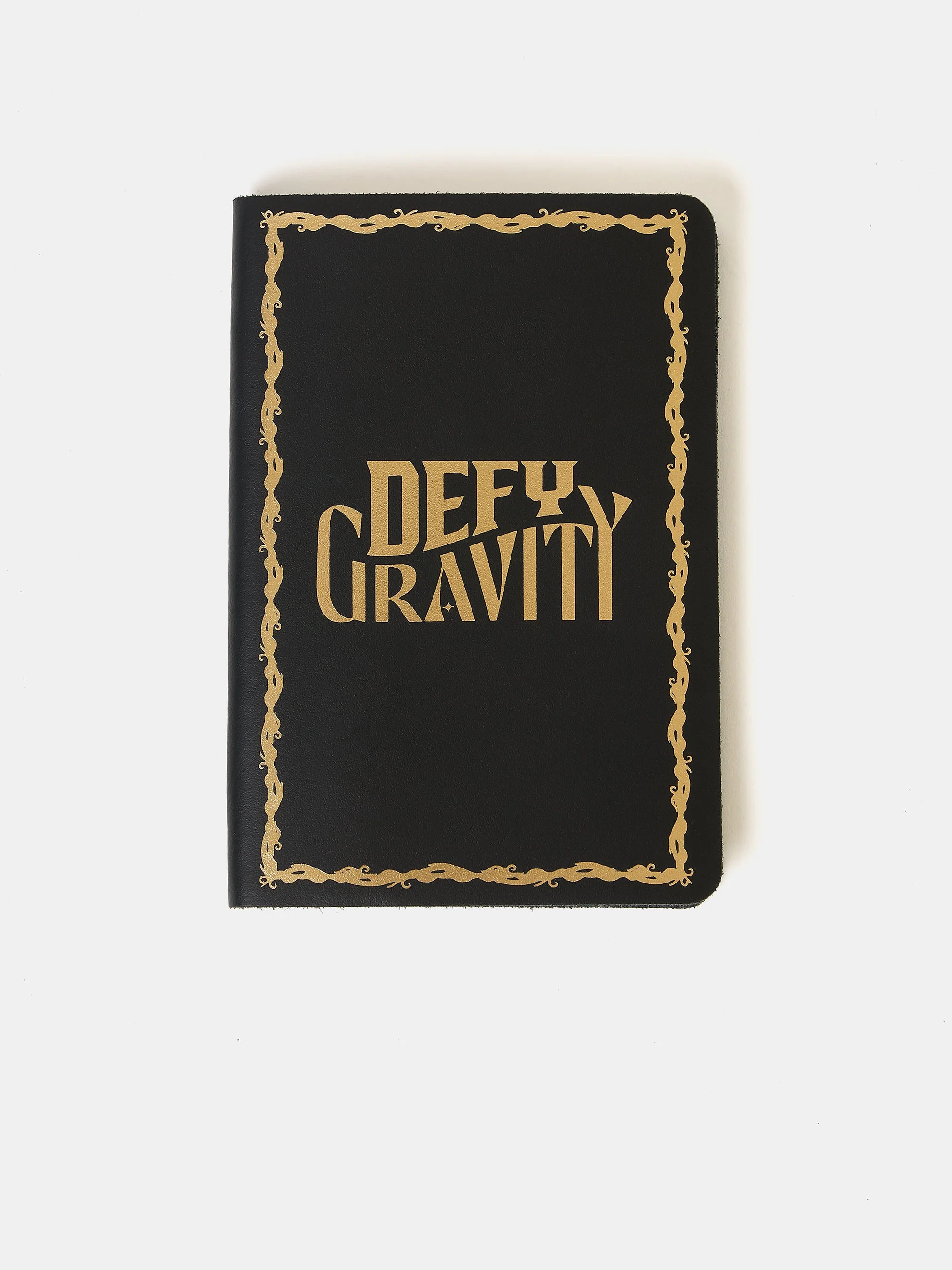 The A6 Notebook - Black with Gold Foiling | The Cambridge Satchel Company