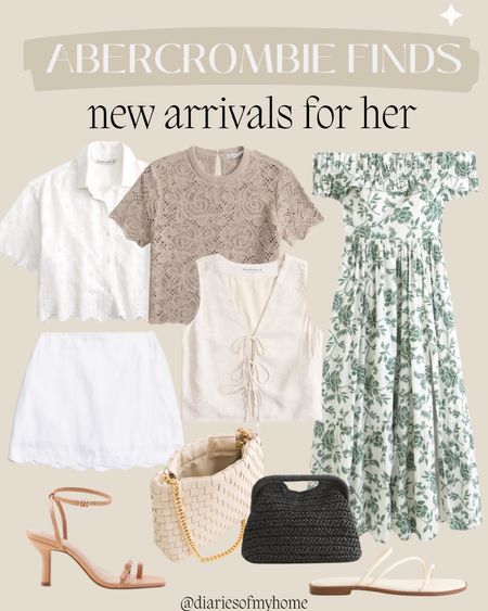 Abercrombie Finds for Her: New Arrivals for Spring ✨

#new #newarrivals #abercrombie #sale #salefinds #raffia #summer #springdress #dresses #weddingguest #outfitinspo #outfitideas #neutraloutfit #florals #heels #shoes #womensshoes #sandals #vacay #resortstyle #beach #patio #pool #cruise #summerbreak #springbreak #vacationoutfit 

#LTKSeasonal #LTKsalealert #LTKfindsunder50