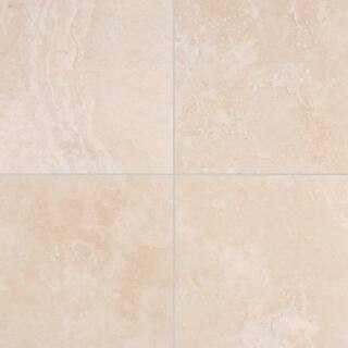 Tuscany Beige 18 in. x 18 in. Honed Travertine Floor and Wall Tile (2.25 sq. ft./Each) | The Home Depot