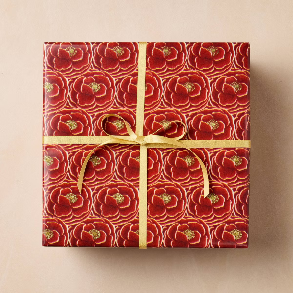 John Derian for Target 25 sq ft Premium Christmas Gift Wrap Poppies | Target