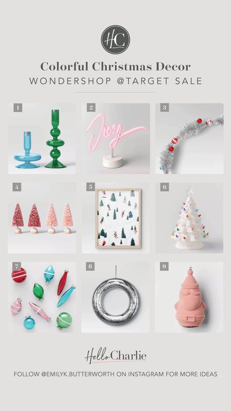 Wondershop items at Target are 30% off!! That’s a great way to get some fun colorful pieces added to your Christmas Decor for cheap! 


#LTKHoliday #LTKHolidaySale #LTKsalealert