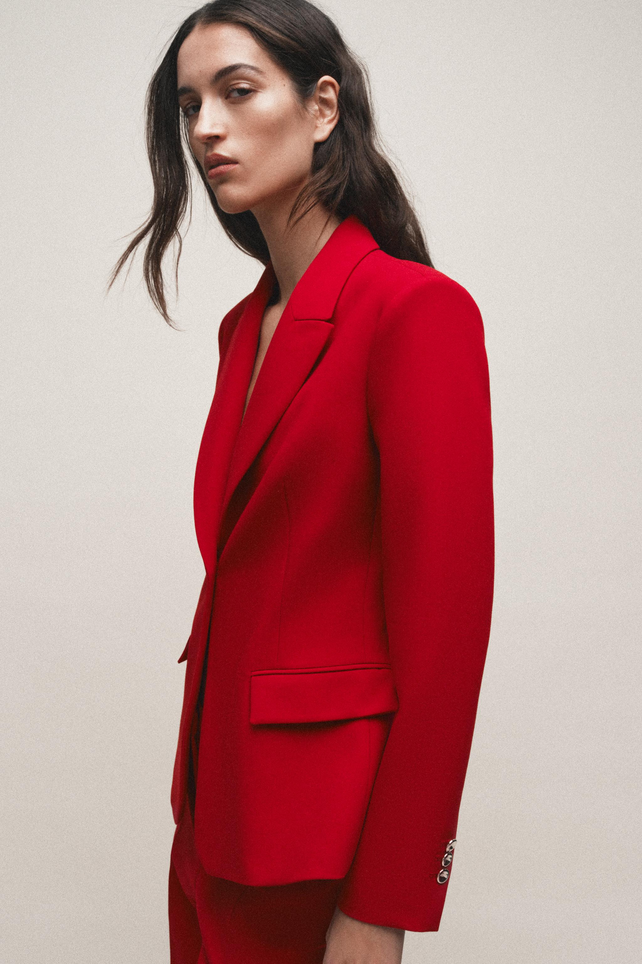 TAILORED SHOULDER PAD BLAZER | Zara US