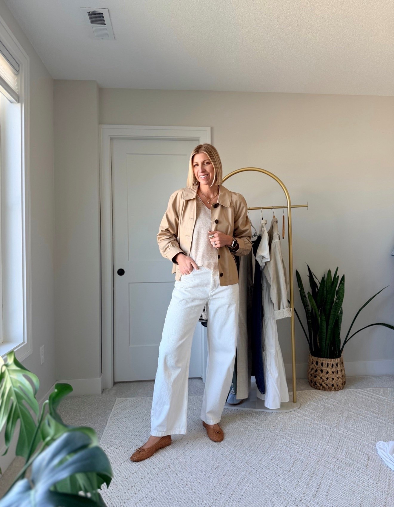Styling my fav short trench for spring!

#LTKSeasonal #LTKOver40 #LTKootd